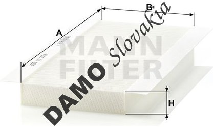 Kabínový filter MANN FILTER CU 3554