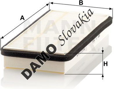 Kabínový filter MANN FILTER CU 3564