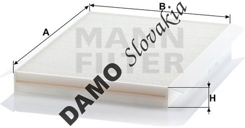 Kabínový filter MANN FILTER CU 3780