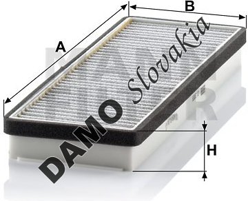 Kabínový filter MANN FILTER CU 3855