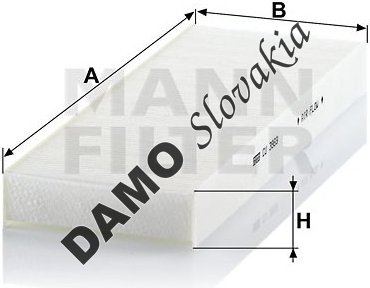 Kabínový filter MANN FILTER CU 3869