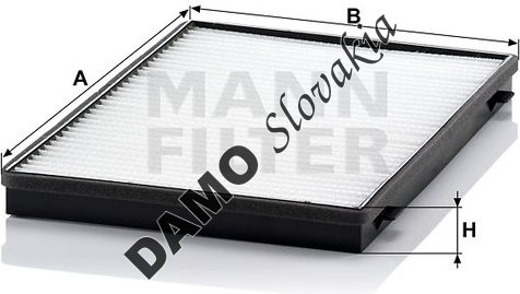Kabínový filter MANN FILTER CU 3943