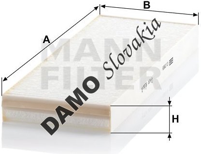 Kabínový filter MANN FILTER CU 3959