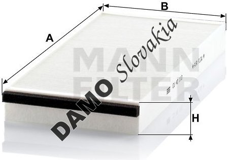 Kabínový filter MANN FILTER CU 40 110