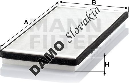 Kabínový filter MANN FILTER CU 4150