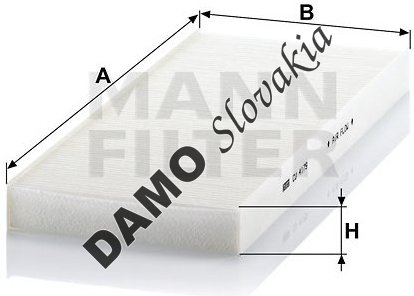 Kabínový filter MANN FILTER CU 4179