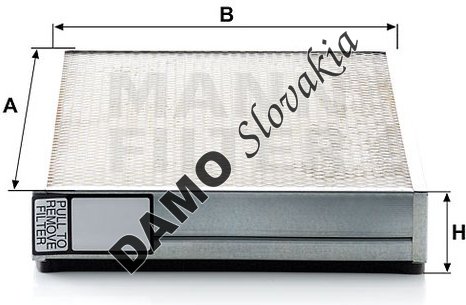 Kabínový filter MANN FILTER CU 42 002