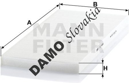 Kabínový filter MANN FILTER CU 4594
