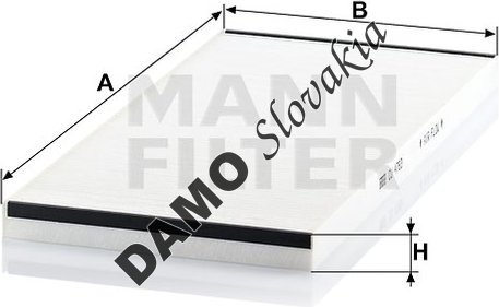 Kabínový filter MANN FILTER CU 4783