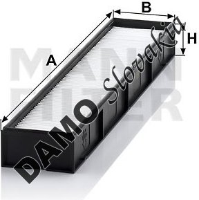 Kabínový filter MANN FILTER CU 5041