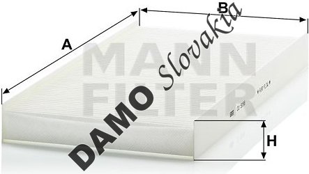 Kabínový filter MANN FILTER CU 5096