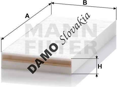 Kabínový filter MANN FILTER CU 50 102