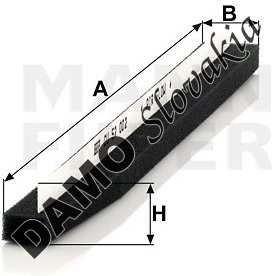 Kabínový filter MANN FILTER CU 52 002
