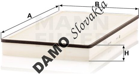 Kabínový filter MANN FILTER CU 57 003