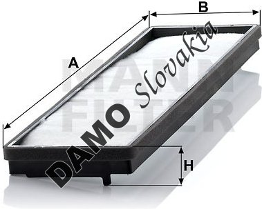 Kabínový filter MANN FILTER CU 5809