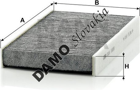 Kabínový filter MANN FILTER CUK 1629