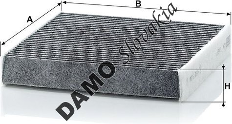 Kabínový filter MANN FILTER CUK 1827