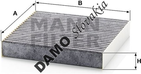 Kabínový filter MANN FILTER CUK 20 006