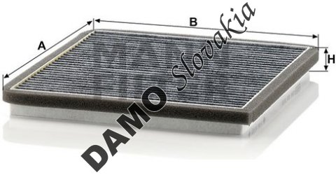 Kabínový filter MANN FILTER CUK 20 010