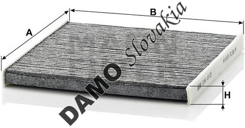 Kabínový filter MANN FILTER CUK 2131
