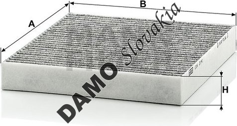 Kabínový filter MANN FILTER CUK 2141
