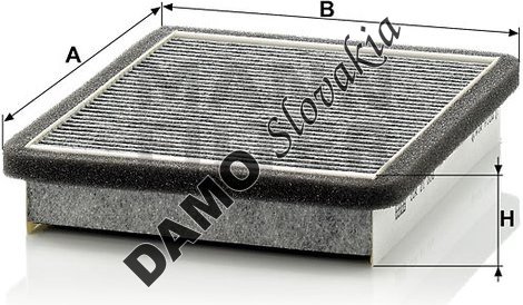 Kabínový filter MANN FILTER CUK 21 006