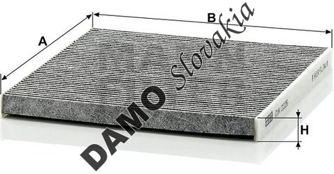 Kabínový filter MANN FILTER CUK 2226