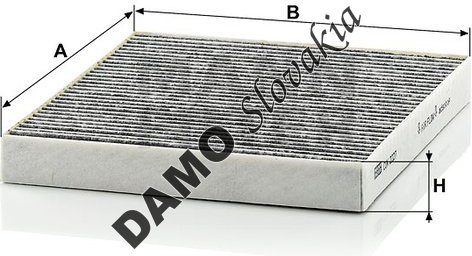 Kabínový filter MANN FILTER CUK 2227