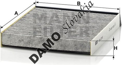 Kabínový filter MANN FILTER CUK 2240