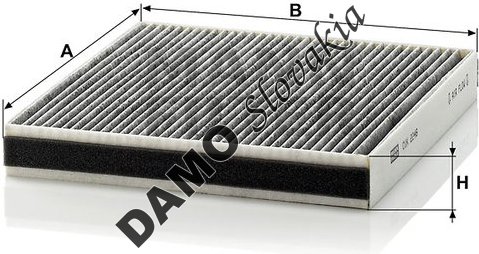 Kabínový filter MANN FILTER CUK 2246