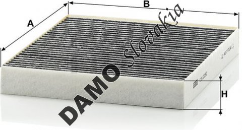 Kabínový filter MANN FILTER CUK 2252