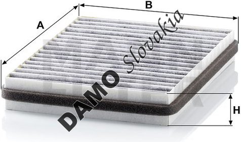Kabínový filter MANN FILTER CUK 22 014