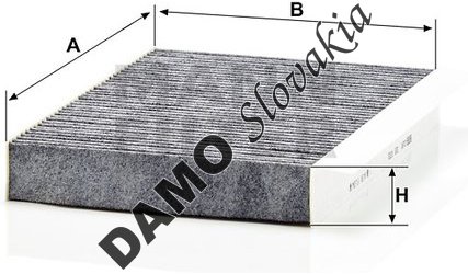 Kabínový filter MANN FILTER CUK 22 022