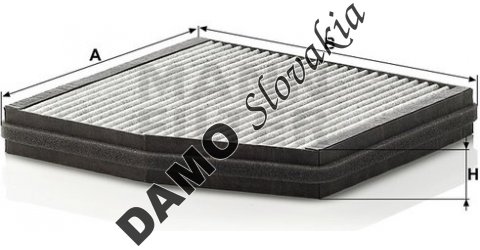 Kabínový filter MANN FILTER CUK 2335 KIT