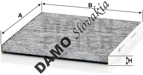 Kabínový filter MANN FILTER CUK 2336