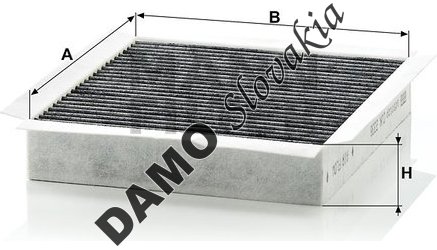 Kabínový filter MANN FILTER CUK 2338