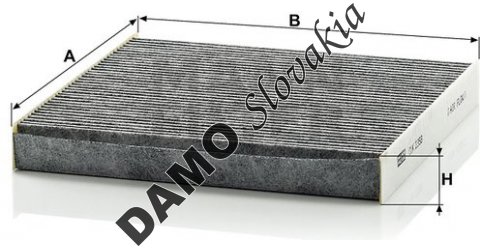 Kabínový filter MANN FILTER CUK 2358