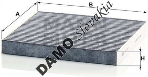 Kabínový filter MANN FILTER CUK 2362