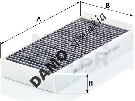 Kabínový filter MANN FILTER CUK 23 015-2