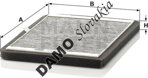 Kabínový filter MANN FILTER CUK 2424