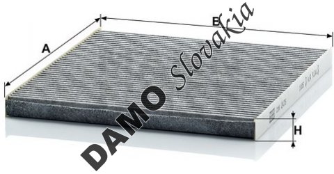 Kabínový filter MANN FILTER CUK 2435
