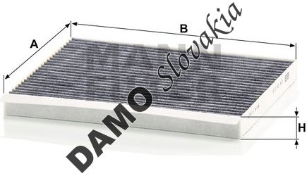 Kabínový filter MANN FILTER CUK 24 013