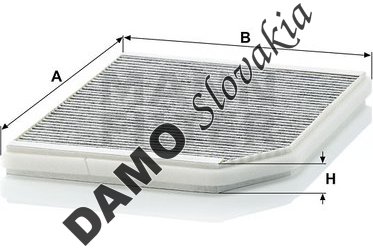 Kabínový filter MANN FILTER CUK 2525