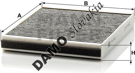 Kabínový filter MANN FILTER CUK 2533-2