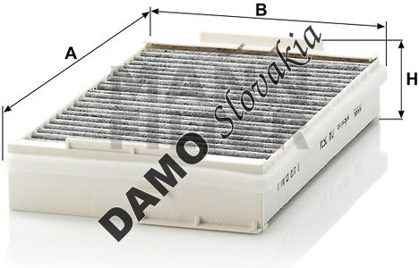 Kabínový filter MANN FILTER CUK 2534