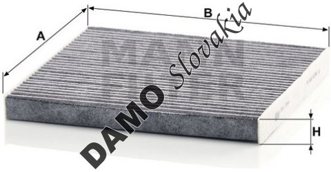 Kabínový filter MANN FILTER CUK 2544