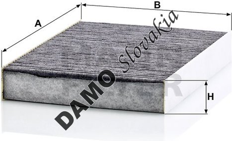 Kabínový filter MANN FILTER CUK 25 003