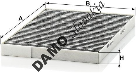 Kabínový filter MANN FILTER CUK 2620