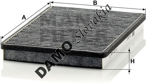 Kabínový filter MANN FILTER CUK 2672