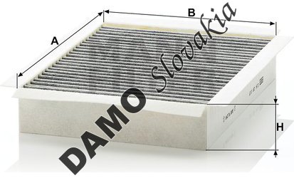 Kabínový filter MANN FILTER CUK 26 003
